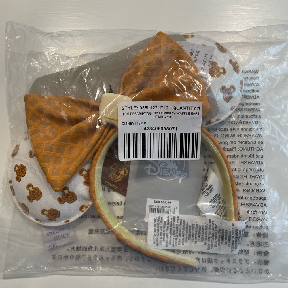 Disney Loungefly Mickey Waffle Ears